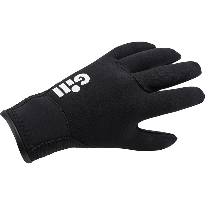 Black winter store gloves